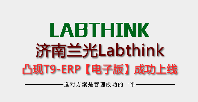 济南兰光Labthink凸现T9-ERP成功上线使用